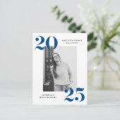 Fettleibigkeit 2025 Foto Graduation Party Einladungspostkarte (Stehend Vorderseite)