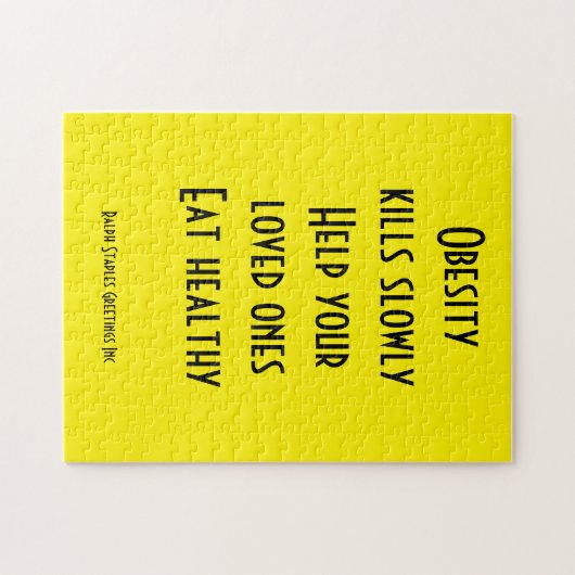 Fettleibigkeit Puzzle (Horizontal)