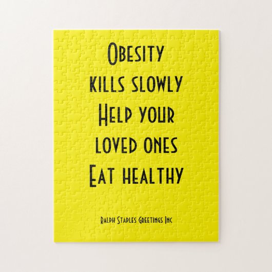 Fettleibigkeit Puzzle (Vertikal)