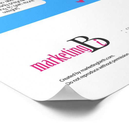 Fettleibigkeit und Schwangerschaft 20" x 16" Infog Poster (Ecke)