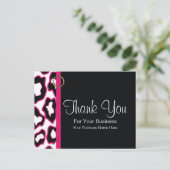 Fettleopard Print: Vorlage für Visitenkarten Postkarte (Stehend Vorderseite)