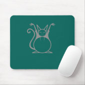 Fettmasterkatze Mousepad (Mit Mouse)