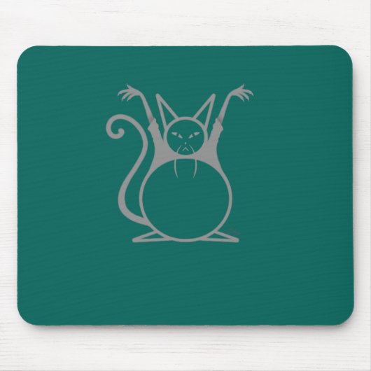 Fettmasterkatze Mousepad (Vorne)
