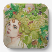 Fettpapierplatte Pappteller (Vorderseite)