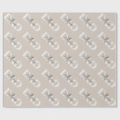 Fettpastel-VATER | Geschenk des modernen Vaters Geschenkpapier (Flach)