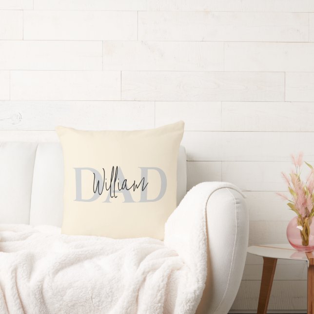 Fettpastel-VATER | Geschenk des modernen Vaters Kissen (Liege)