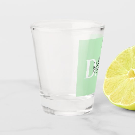 Fettpastel-VATER | Geschenk des modernen Vaters Schnapsglas (Links)