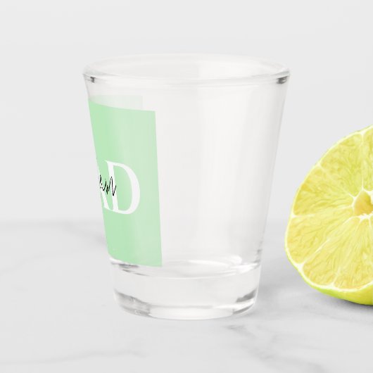 Fettpastel-VATER | Geschenk des modernen Vaters Schnapsglas (Rechts)