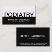 FettPODIATRY Visitenkarte (Vorne/Hinten)