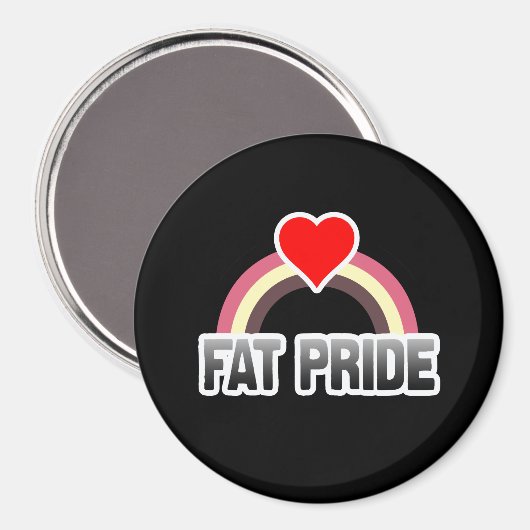 Fettpride Magnet (Vorderseite/Rückseite)