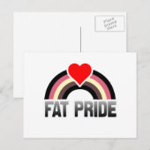 Fettpride Postkarte (Vorne/Hinten)