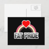 Fettpride Postkarte (Vorne/Hinten)