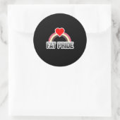 Fettpride Runder Aufkleber (Tasche)