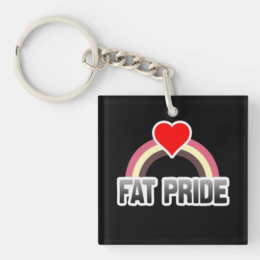 Fettpride Schlüsselanhänger (Vorderseite)