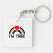 Fettpride Schlüsselanhänger (Rückseite)