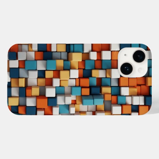 Fettquadrate Case-Mate iPhone Hülle (Rückseite (Horizontal))