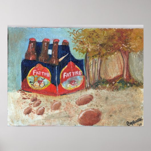 "Fettreifen" Poster (Vorne)