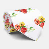 Fettrot und Gelbe Milchsorten Krawatte (Gerollt)