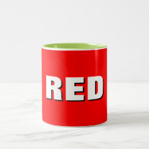Fettrote Kaffeetasse - Klassischer Keramikbecher