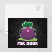 Fettrübe Postkarte (Vorne/Hinten)