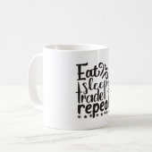 FETTSCHLAFHANDEL WIEDERHOLEN KAFFEETASSE (Vorderseite Links)