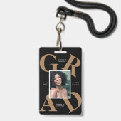 Fettschrift in Schulfarben Ausweis (Back with Lanyard)