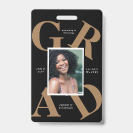 Fettschrift in Schulfarben Ausweis