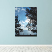 Fettstarrkontrast Leinwanddruck (Insitu (Holzboden))