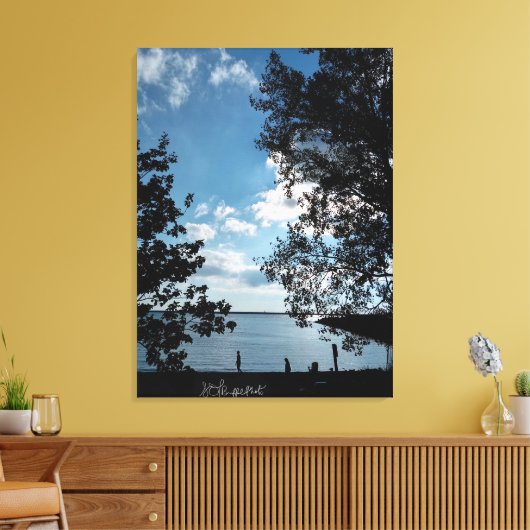 Fettstarrkontrast Leinwanddruck (Insitu (Wohnzimmer))