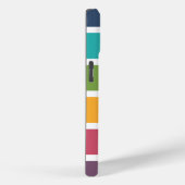 Fettstreifen Mit Monogramm Case-Mate iPhone Hülle (Rückseite / Rechts)