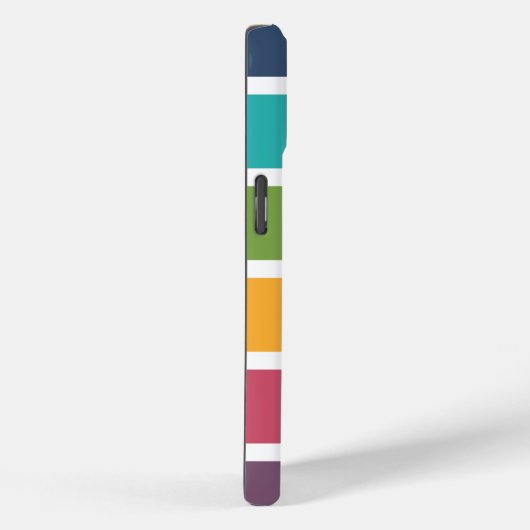 Fettstreifen Mit Monogramm Case-Mate iPhone Hülle (Rückseite / Rechts)