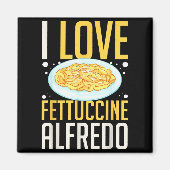 Fettuccine Alo Chicken Sauce Recipes Vegan Pasta  Magnet (Vorne)