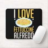 Fettuccine Alo Chicken Sauce Recipes Vegan Pasta Mousepad (Mit Mouse)