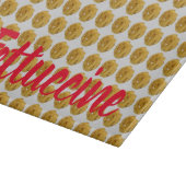 Fettuccine Pasta Nudelmuster für die Lebensmittelh Schneidebrett (Ecke)