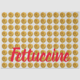 Fettuccine Pasta Nudelmuster für die Lebensmittelh Seidenpapier