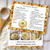 Fettuccini Alfredo Rezept Karte