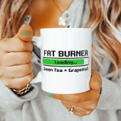 Fettverbrenner-Ladevorgang Grüntee-Grapefruit-Reze Kaffeetasse