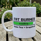 Fettverbrenner-Ladevorgang Grüntee-Grapefruit-Reze Kaffeetasse