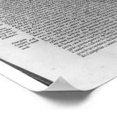 Fetus, Illustration von "Oeuvres" Poster (Ecke)