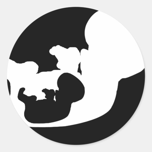 Fetus in Fetu Productions Logo Aufkleber (20) (Vorderseite)