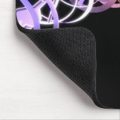 Fetus mit Nabelschnur aus DNA-Strängen Mousepad (Ecke)