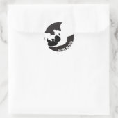 Fetus Round Sticker (Tasche)