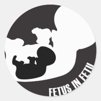 Fetus Round Sticker