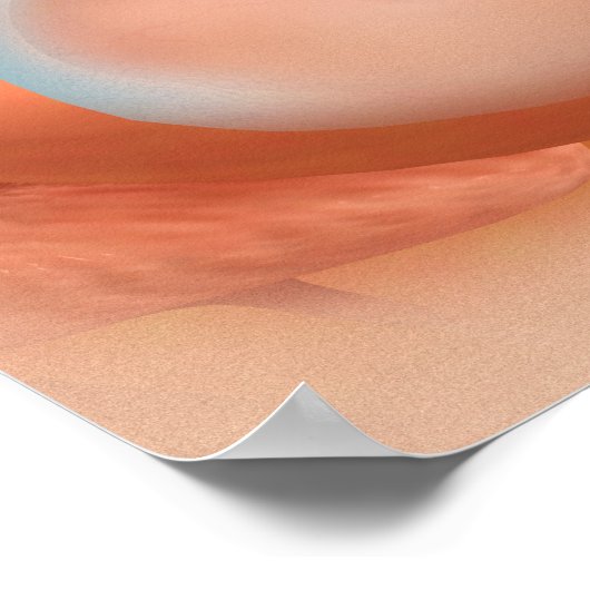 Fetusentwicklung nach 36 Wochen Poster (Ecke)