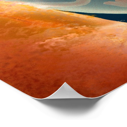 Fetusentwicklung nach 9 Wochen Poster (Ecke)