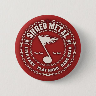 Fetzen-Metall Button