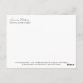 Feu intérieur postkarte (Rückseite)