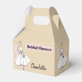 Feuchtbrille Neutrales Brautparty Namensgable Geschenkschachtel (Vorderseite)