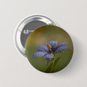 Feuchte Blaue Augen Button (Vorne & Hinten)