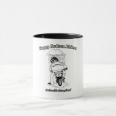 Feuchte untere Reiter - Kaffee-Tasse Tasse (Zentrum)